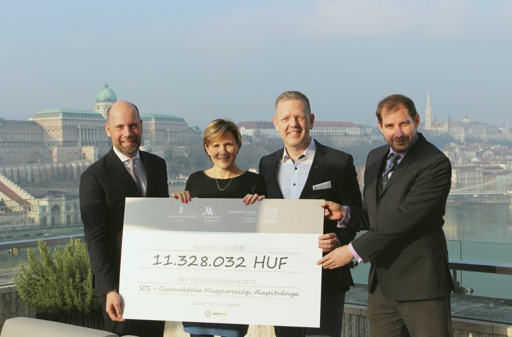 Óriási segítség az SOS-ben élő gyerekeknek a Marriott Hoteltől